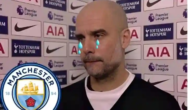 BREAKING NEWS: Manchester City Manager Pep Guardiola in tears during pre match press conference yesterday as Key player who’s suppose to be the main man for Chelsea game Sustained a career ending injury in training – another big injury setback for Pep as player set to be out till next year.  Good news for Chelsea Fans